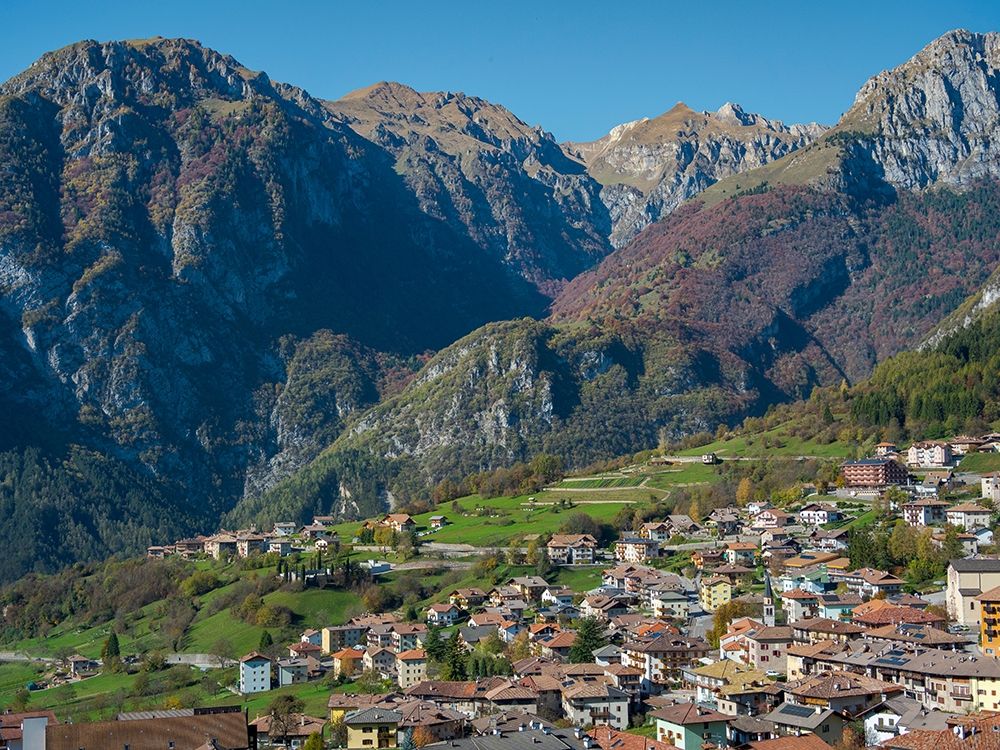 Dolaso-part of San Lorenzo Dorsino in the Dolomiti di Brenta  Italy-Trentino